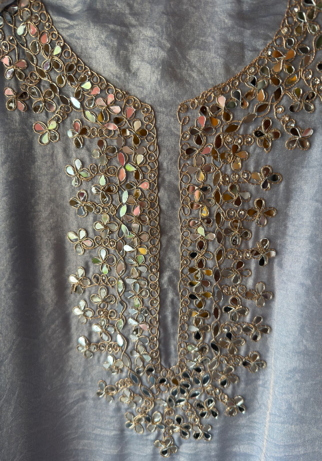 Pure glass tissue shirt